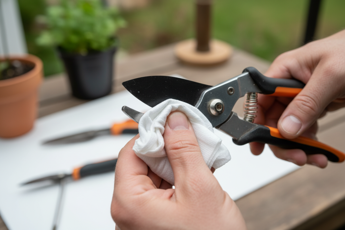 Cleaning Gardening Tools And Containers Before Spring
